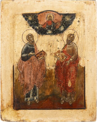 Auction 138<br>IKONE MIT DEN APOSTELN PETRUS UND PAULUS
