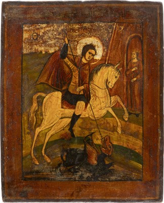 Picture IKONE MIT DEM HEILIGEN GEORG DEM DRACHENTÖTER