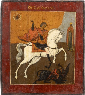 Picture IKONE MIT DEM HEILIGEN GEORG DEM DRACHENTÖTER