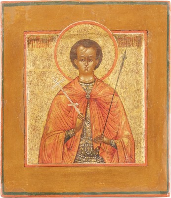 Auction 138<br>MINIATUR-IKONE MIT DEM HEILIGEN DEMETRIUS VON SALONIKI