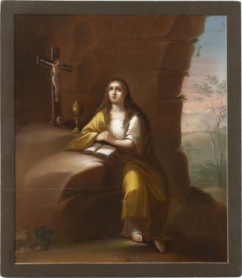 Bild FEINE IKONE MIT DER HEILIGEN MARIA MAGDALENA
