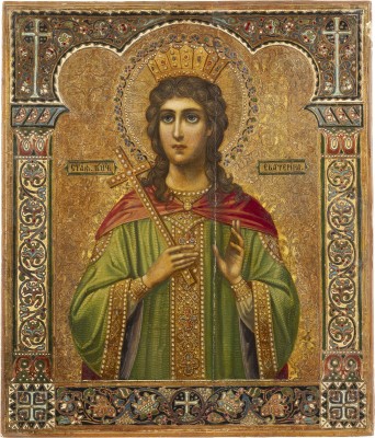 Picture IKONE MIT DER HEILIGEN MÄRTYRERIN KATHARINA