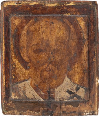 Auction 138<br>IKONE MIT DEM HEILIGEN NIKOLAUS VON MYRA