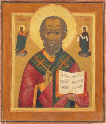 Picture IKONE MIT DEM HEILIGEN NIKOLAUS VON MYRA