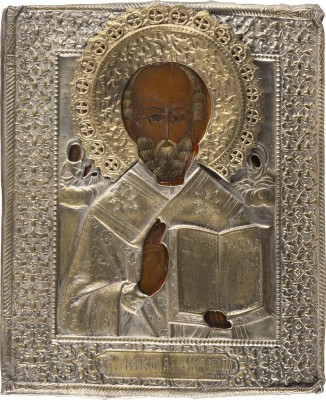 Auction 138<br>IKONE MIT DEM HEILIGEN NIKOLAUS VON MYRA