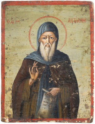 Picture KLEINE IKONE MIT DEM HEILIGEN ANTONIOS