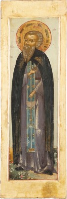 Picture GROSSE UND SELTENE IKONE MIT DEM EHRWÜRDIGEN NIKOLA SWJATOSCHA, FÜRST VON TSCHERNIGOW