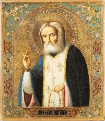 Picture IKONE MIT DEM HEILIGEN SERAFIM VON SAROW
