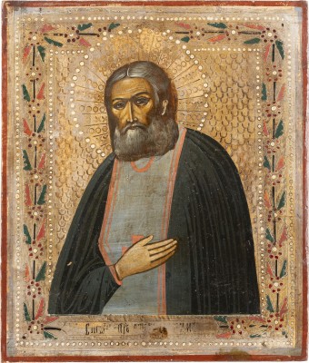 Picture IKONE MIT DEM HEILIGEN SERAFIM VON SAROW