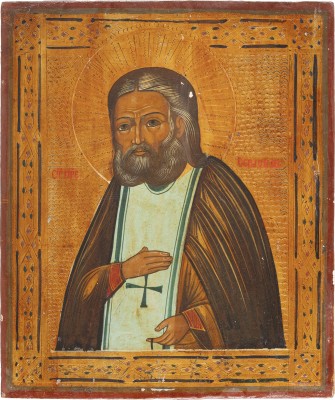 Picture IKONE MIT DEM HEILIGEN SERAFIM VON SAROW