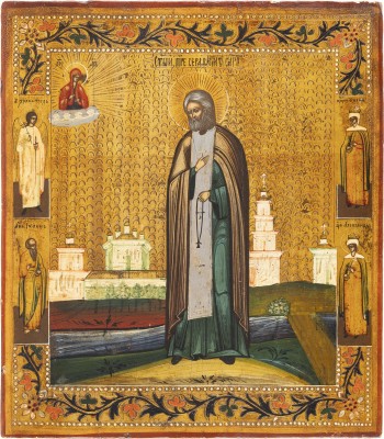 Picture IKONE MIT DEM HEILIGEN SERAFIM VON SAROW