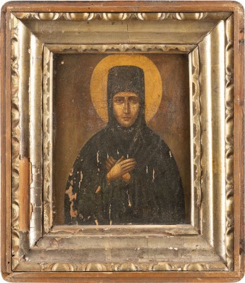 Picture SELTENE IKONE MIT DER HEILIGEN MARIA, MUTTER DES SERGEJ VON RADONESCH IM KIOT