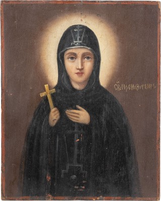 Picture KLEINE IKONE MIT DER HEILIGEN EUGENIA