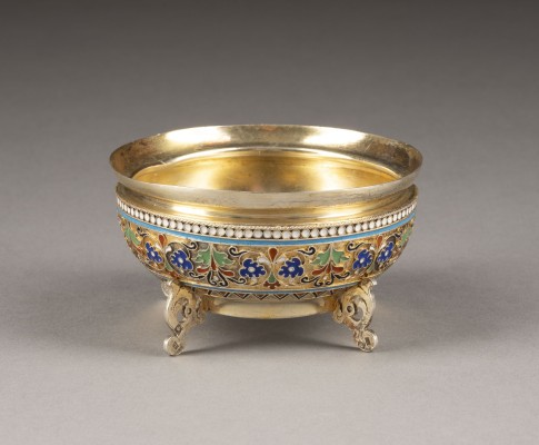 Auktion 138<br>GROSSE CLOISONNÉ-EMAIL-SCHALE