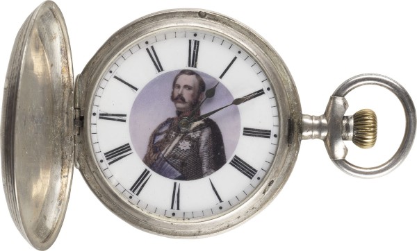 Auction 138<br>TASCHENUHR MIT DEM PORTRÄT DES ZAREN ALEXANDER II.