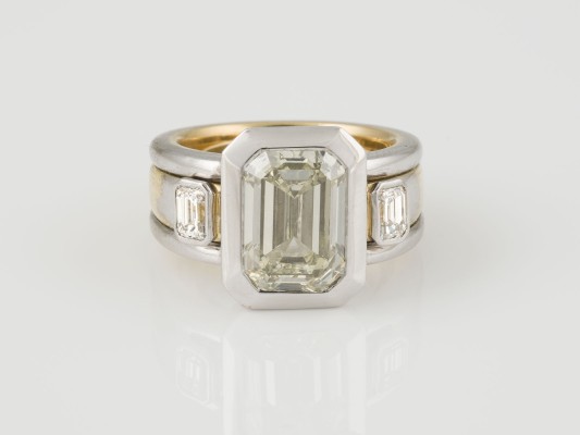 Auktion <br>RING - DIAMANT CA. 5.70 CT.