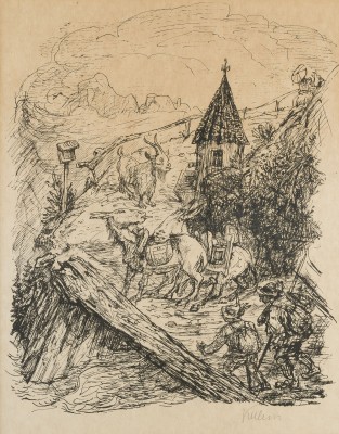Auktion 140<br>'TRANSPORT IM GEBIRGE' (1929)