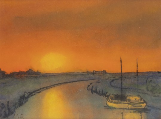 Auction 140<br>'LANDSCHAFT IM ABENDLICHT'