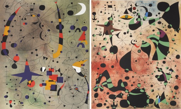 Auction 140<br>ZWEI BLÄTTER AUS 'CONSTELLATION' (1959)