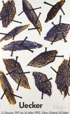 Bild AUSSTELLUNGSPLAKAT DER ERKER-GALERIE, ST. GALLEN, SCHWEIZ