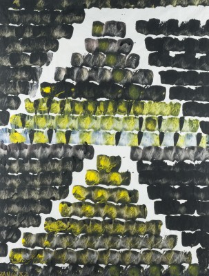 Auktion 140<br>OHNE TITEL (PINSELABWICKLUNG) (1982)
