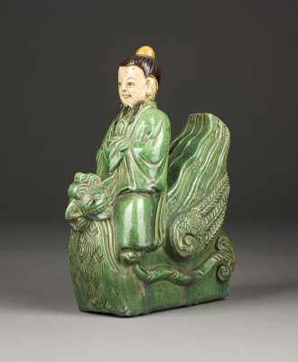 Bild EINE SANCAI-GLASIERTE FIGUR