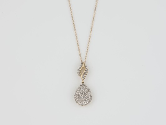 Picture DIAMANT-ANHÄNGER MIT KETTE
