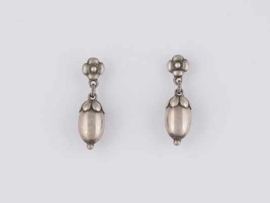 Auktion 141<br>PAAR OHRSTECKER 'GEORG JENSEN' MODELL 4