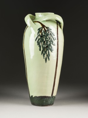 Auction 141<br>GROSSE HENKELVASE MIT OLIVENBÄUMEN