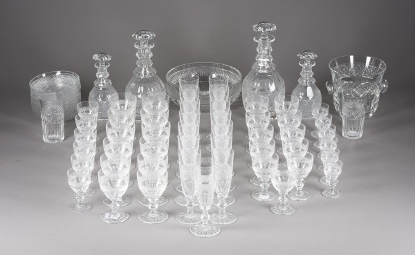 Auktion 141<br>68-TEILIGES GLAS-SERVICE 'TRIANON'