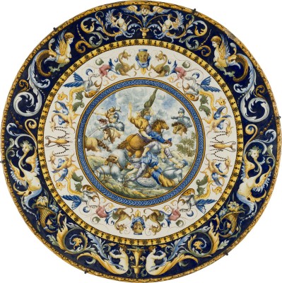 Auktion 141<br>GROSSE PLATTE IM RENAISSANCE-STIL