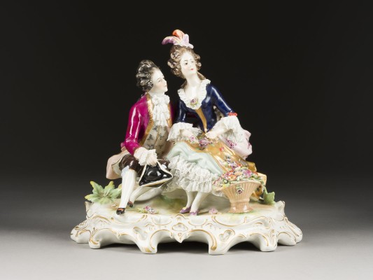 Auction 141<br>FIGURENGRUPPE 'GALANTES LIEBESPAAR'