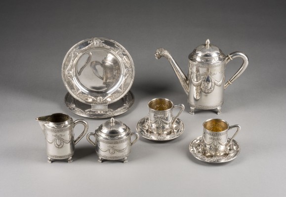 Auction 141<br>NEUN-TEILIGES KAFFEE-SERVICE