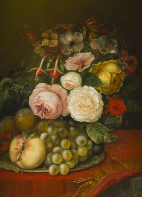 Auction 141<br>STILLLEBEN MIT BLUMEN UND FRÜCHTEN