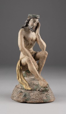 Auction 141<br>SITZENDER CHRISTUS ALS SCHMERZENSMANN