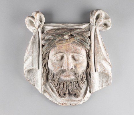 Auction 141<br>KOPF RELIEF JESUS MIT DEM LEICHENTUCH 'ECCE HOMO'