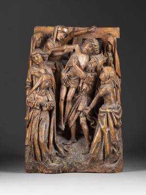 Auktion 141<br>RELIEF DIE KREUZABNAHME JESU