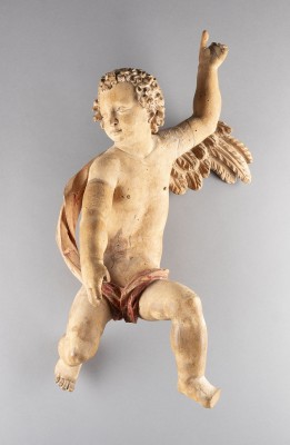 Auktion 141<br>GEFLÜGELTER SCHWEBENDER PUTTO