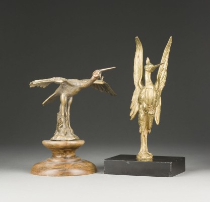 Auction 141<br>ZWEI REIHER FIGUREN