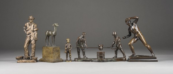 Auction 141<br>KONVOLUT VON FÜNF BRONZEFIGUREN