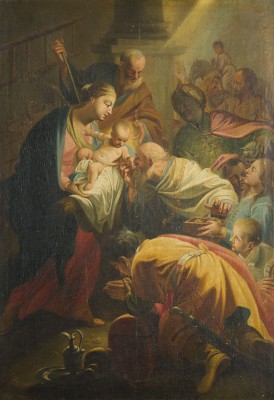 Auktion 141<br>ANBETUNG DER HEILIGEN DREI KÖNIGE, UM 1695