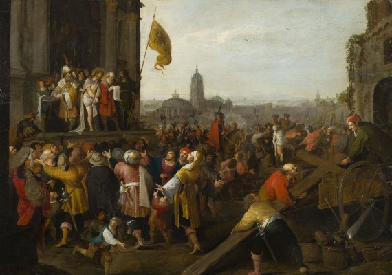 Auktion 141<br>ECCE HOMO MIT VERLADUNG DES KREUZES