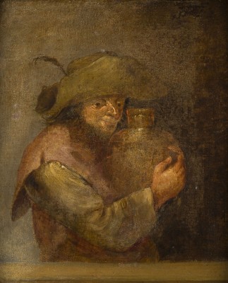 Auction 141<br>BAUER, EINEN WEINKRUG IN DEN HÄNDEN HALTEND