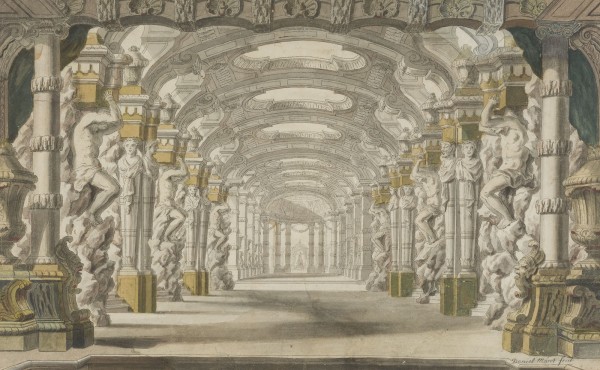 Auktion 141<br>SÄULENHALLE MIT HERMEN UND KARYATIDEN