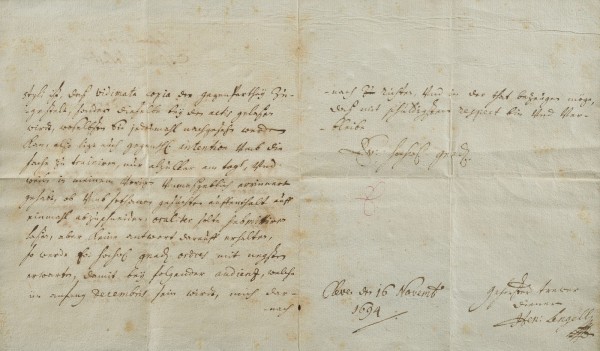 Auktion 141<br>DREI HANDSCHRIFTLICHE DOKUMENTE