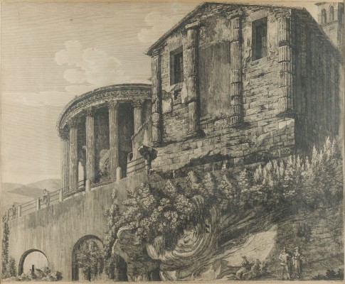 Auktion 141<br>'VEDUTA DEL TEMPIO DELLA DEA ALBUNEA (...)' (1824)