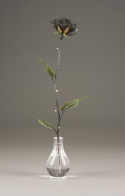 Picture VASE MIT ROSE