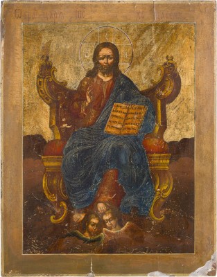 Picture GROSSE IKONE MIT DEM THRONENDEN CHRISTUS