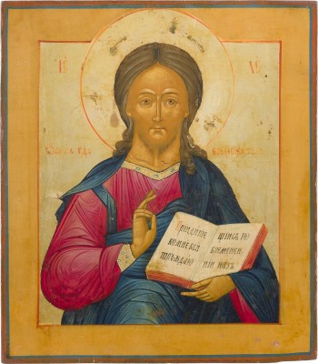 Bild IKONE MIT CHRISTUS PANTOKRATOR