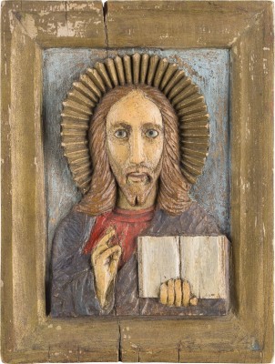 Picture RELIEF MIT CHRISTUS PANTOKRATOR
